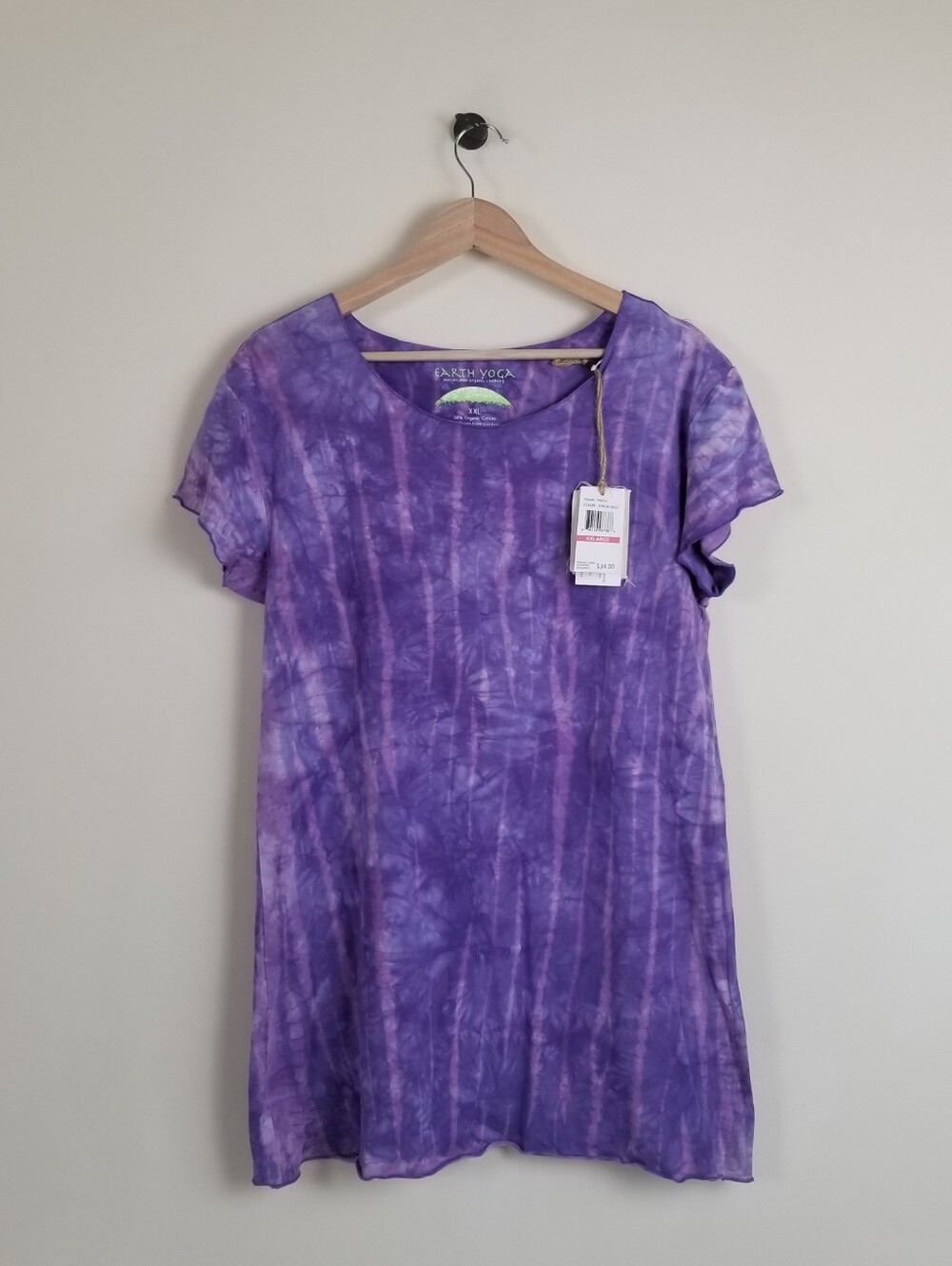 Earth Yoga T Shirt Size XXL Bust 38-38.5 NWT